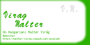 virag malter business card